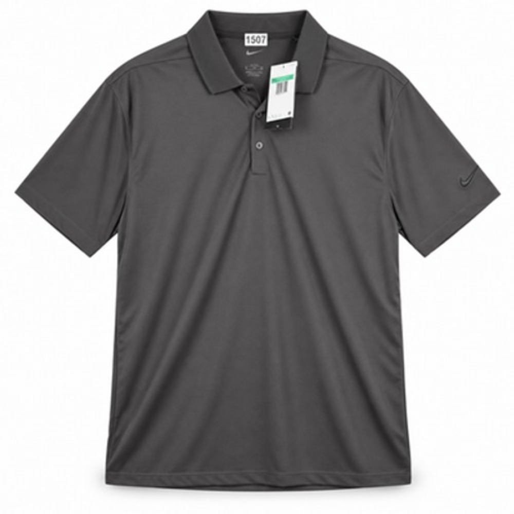 Nike Mens XLT Gray Golf Polo 100% Polyester Performance NWT